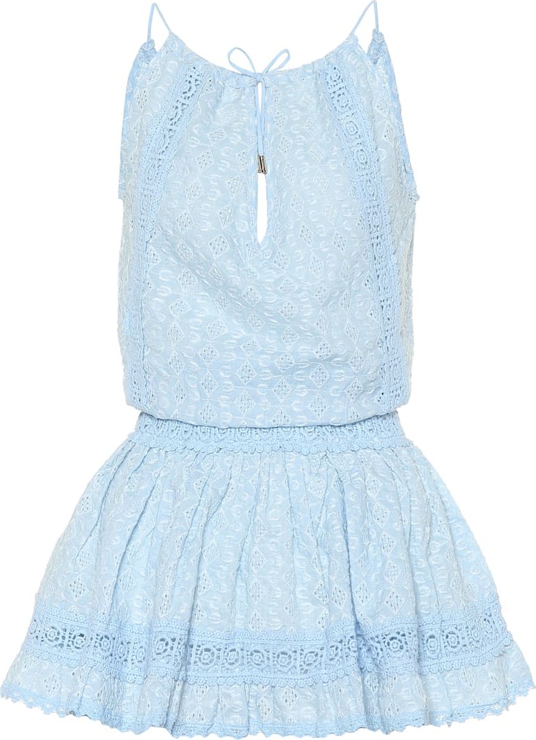 Melissa Odabash Chelsea embroidered minidress