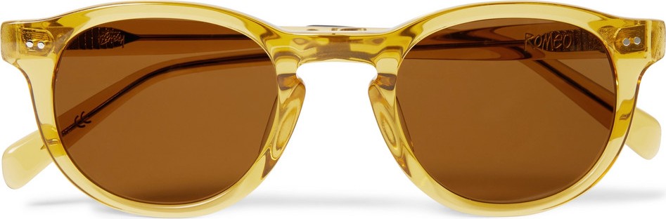 Stussy Romeo Round-Frame Acetate Sunglasses