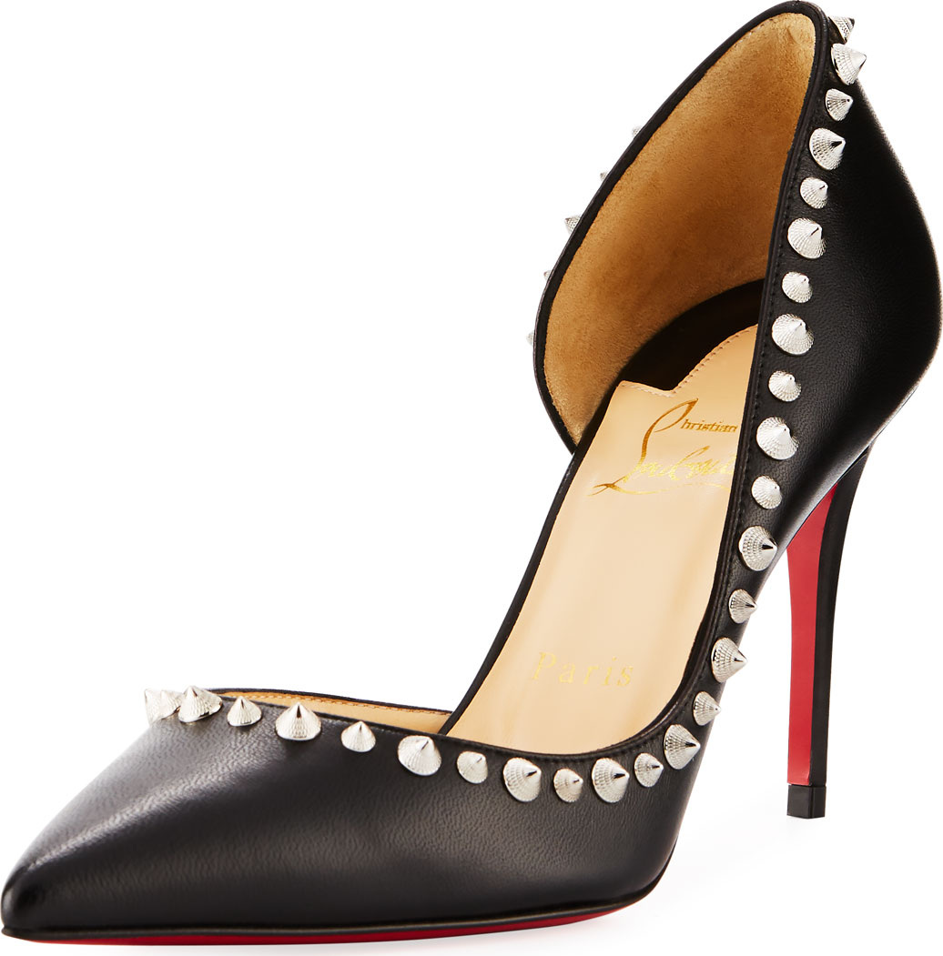 Christian Louboutin Irishell Spike Napa Red Sole Pump