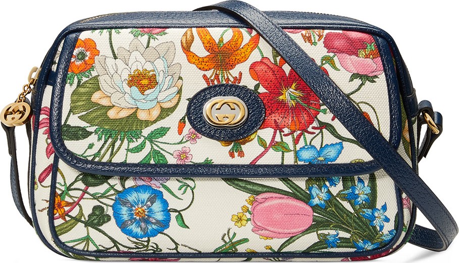 Gucci Flora Small Printed Shoulder Bag