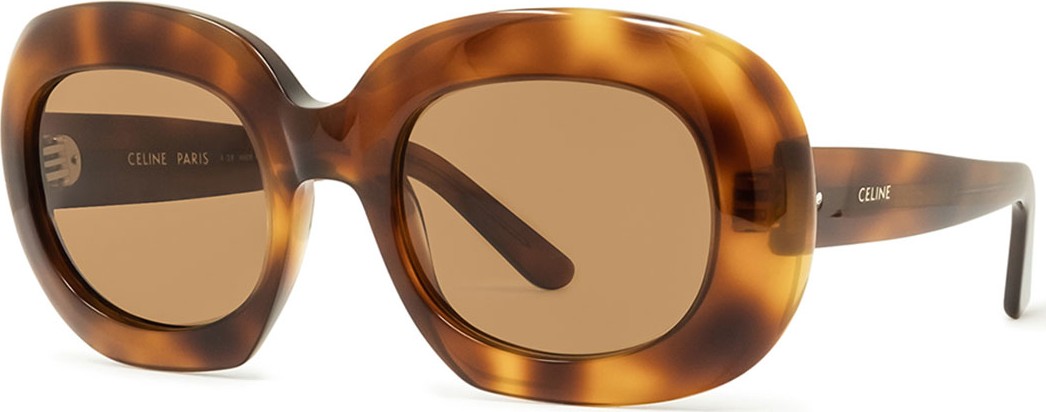 Celine Chunky Oval Acetate Sunglasses