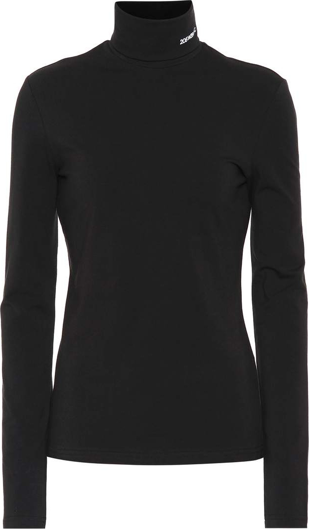 Calvin Klein 205W39NYC Stretch-cotton turtleneck top
