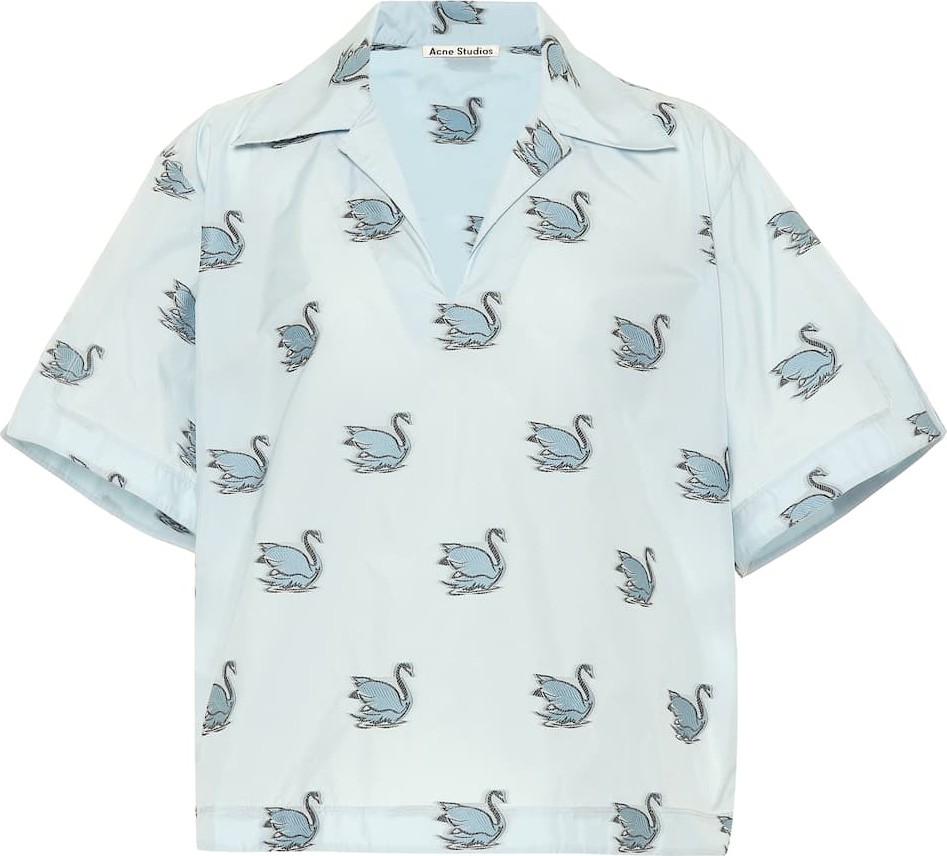 Acne Studios Sasha cropped shirt