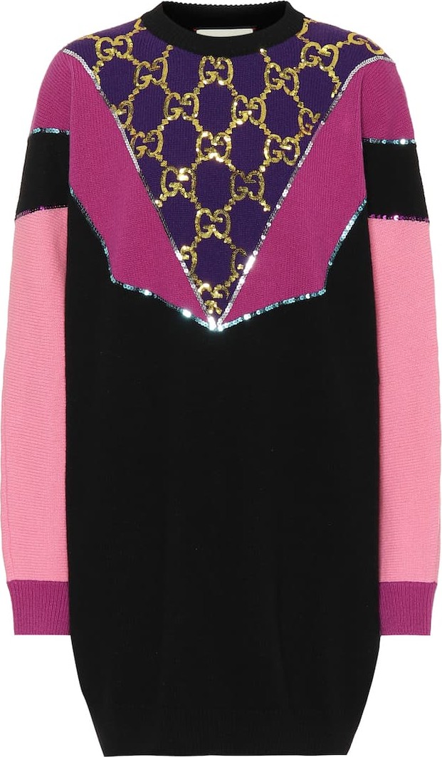 Gucci Sequined wool sweater