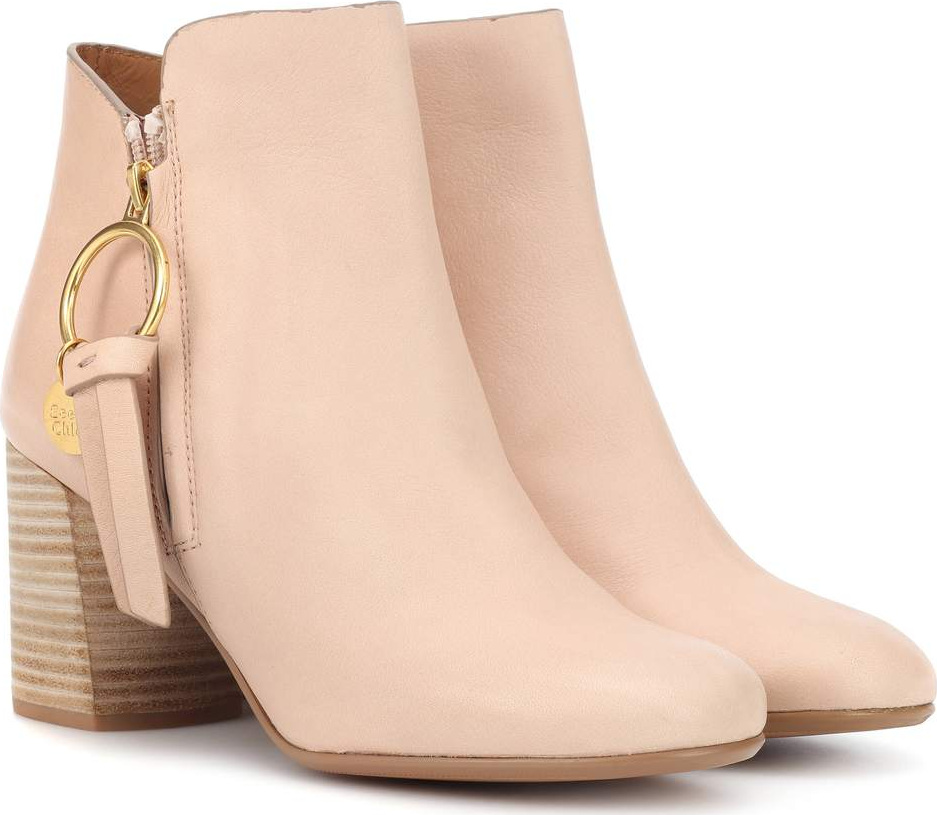See By Chloé Louise Medium leather ankle boots