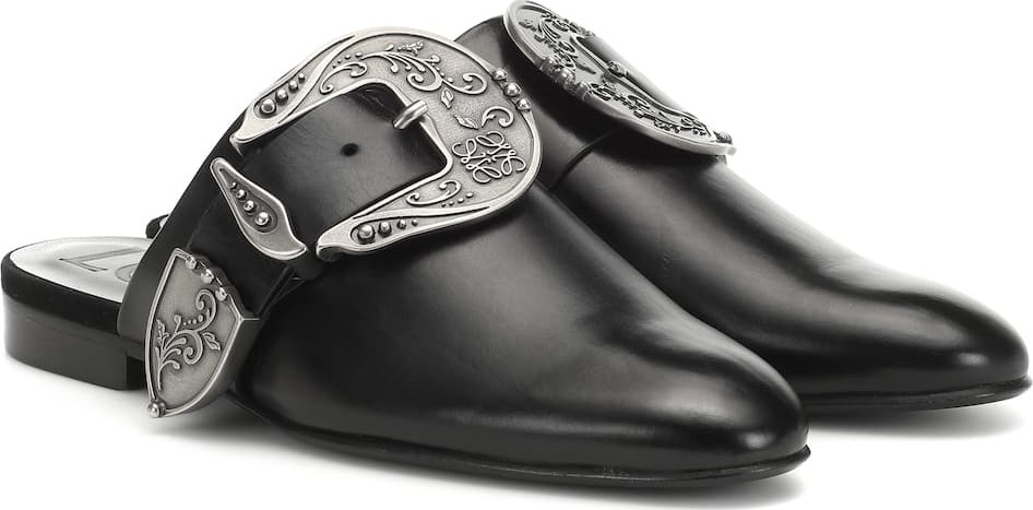 LOEWE Leather slippers