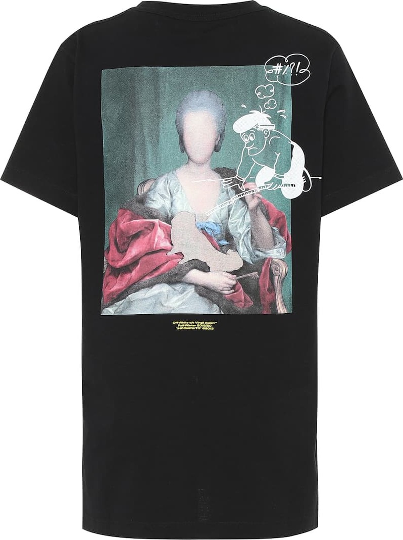 Off White Printed cotton T-shirt
