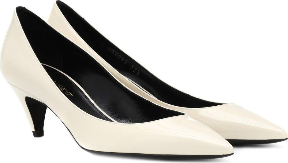 Saint Laurent Charlotte 55 leather pumps