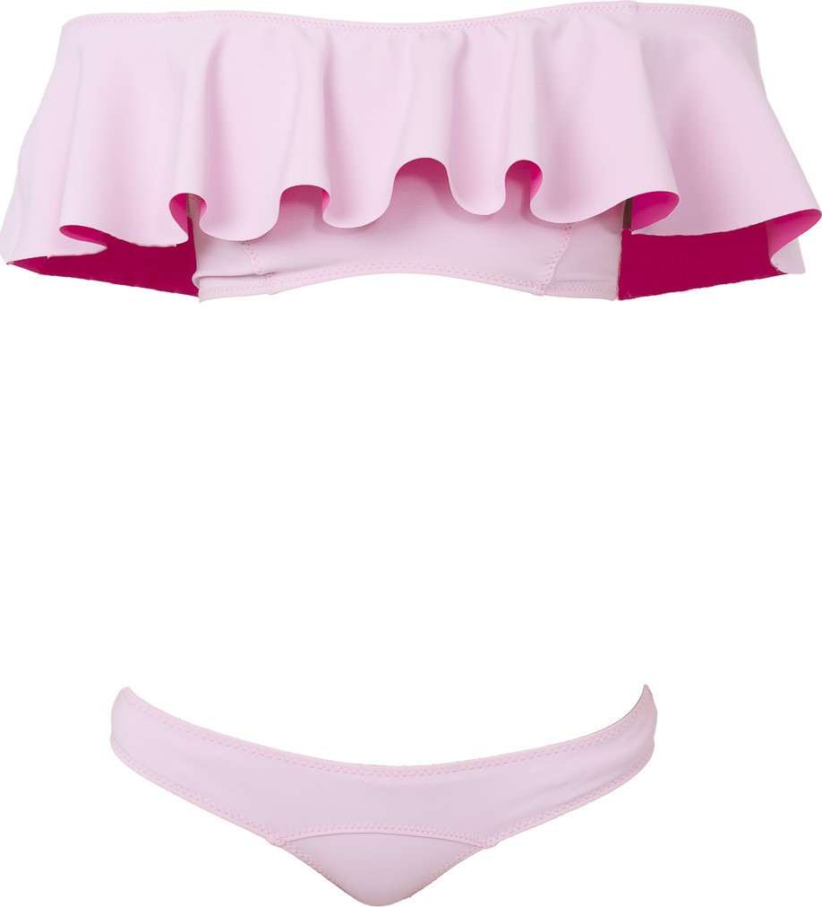 Lisa Marie Fernandez THE WEBSTER X LANE CRAWFORD 'MIRA FLOUNCE' BIKINI