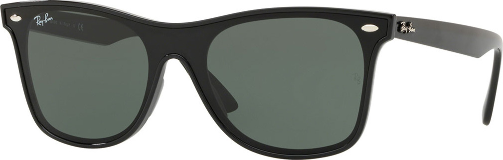 Ray Ban Blaze Wayfarer Lens-Over-Frame Square Sunglasses