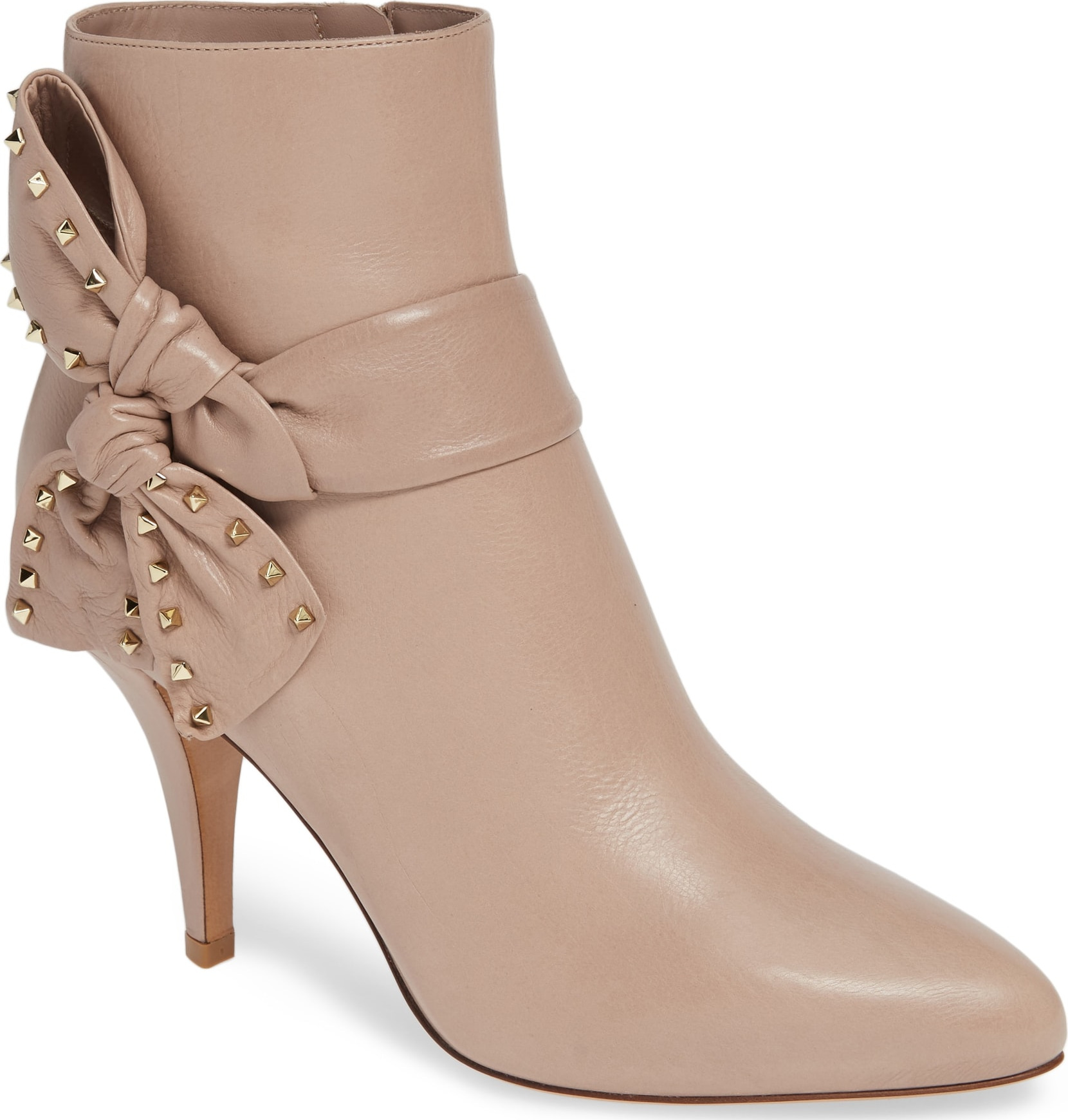 Valentino Studded Bow Ankle Bootie