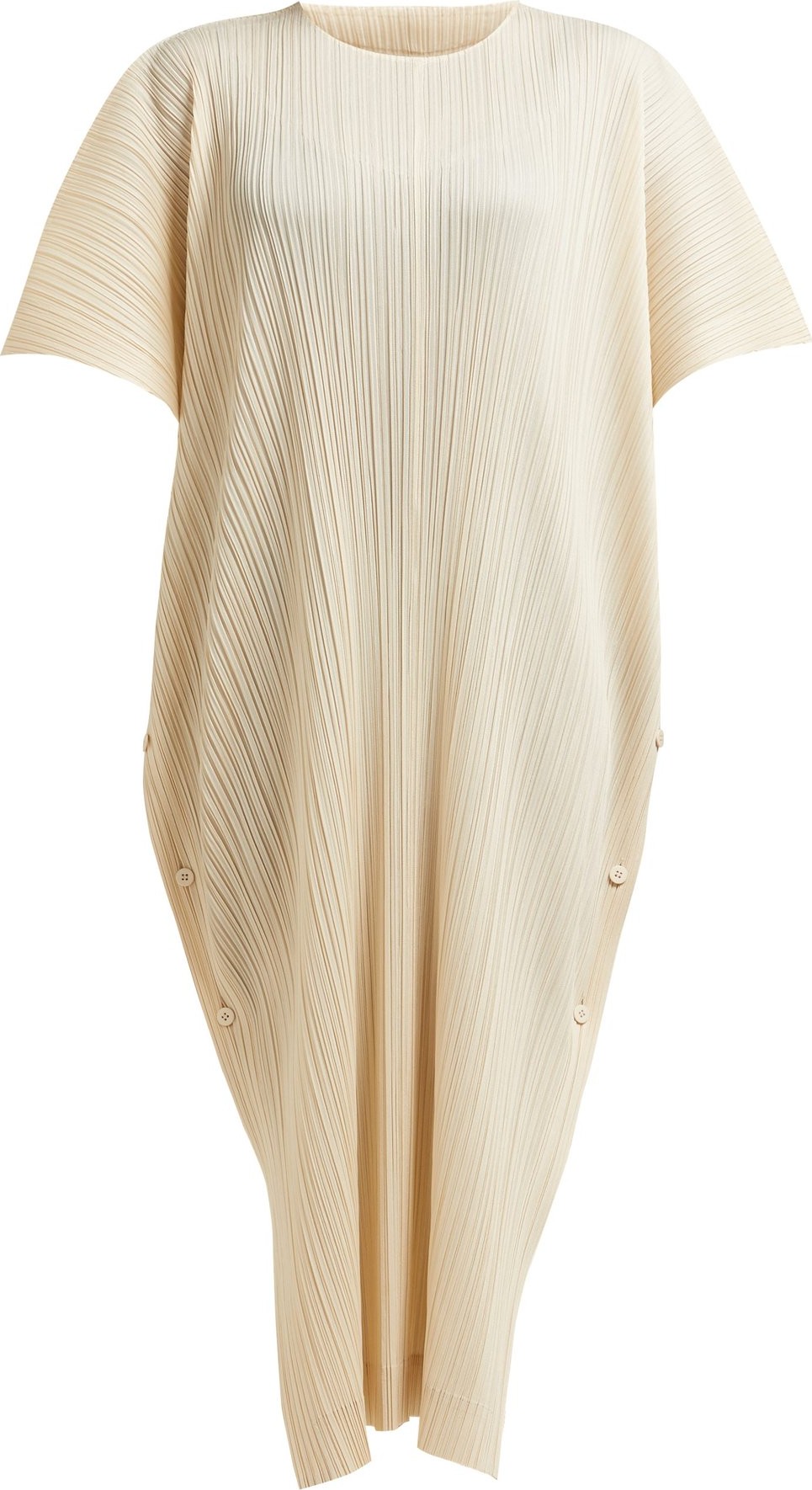 Pleats Please By Issey Miyake Oversized plissé pleated woven kaftan
