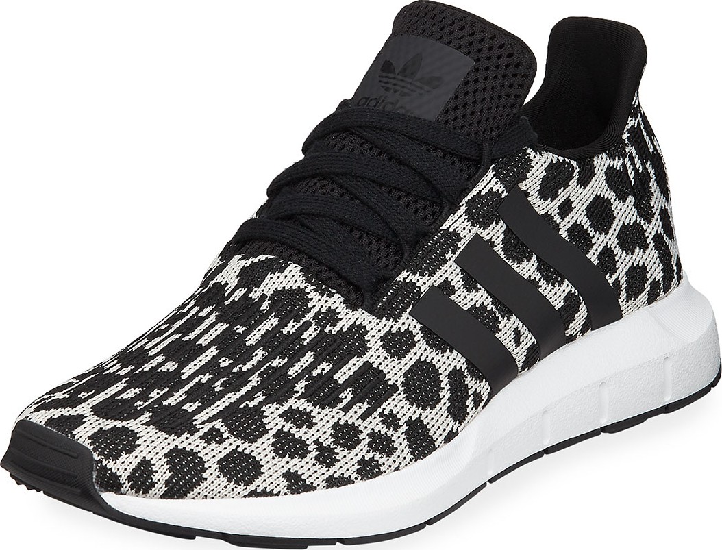 Adidas Swift Run Cheetah-Print Trainer Sneakers