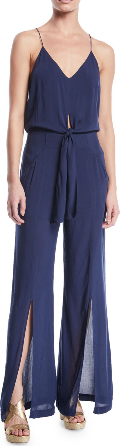 ViX Swimwear Nora Sleeveless Split-Leg Sleeveless Jumpsuit