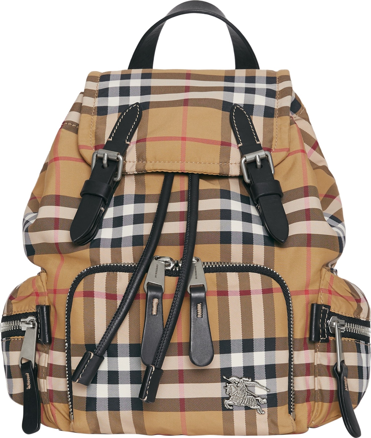 Burberry London England Small Rucksack Vintage Check Nylon Backpack