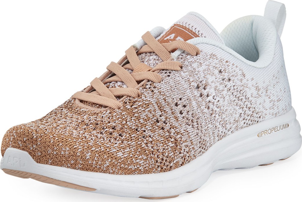 Athletic Propulsion Labs Techloom Pro Ombre Metallic Knit Sneakers