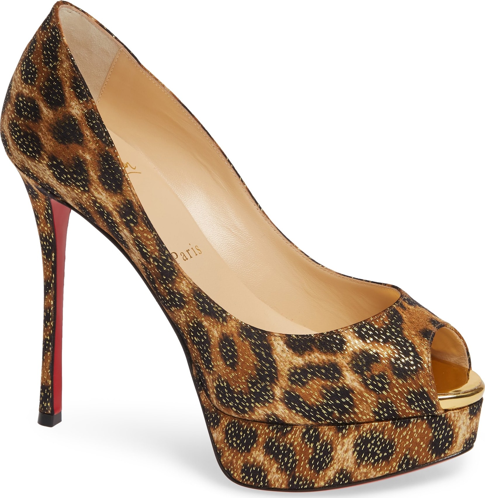 Christian Louboutin Feetish Peep Toe Platform Pump