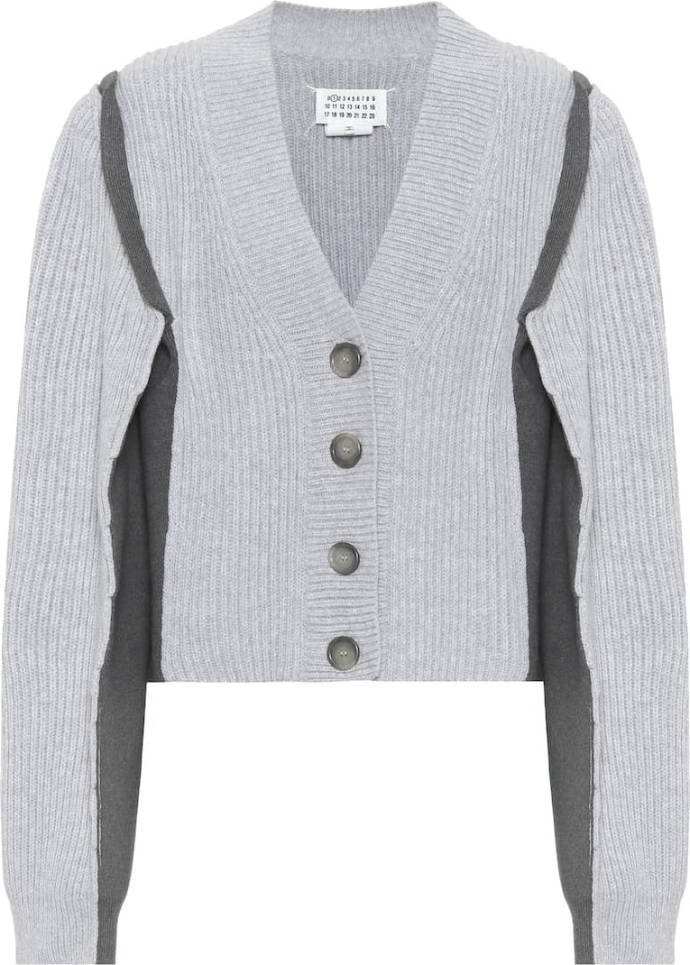 Maison Margiela Cotton and wool-blend cardigan