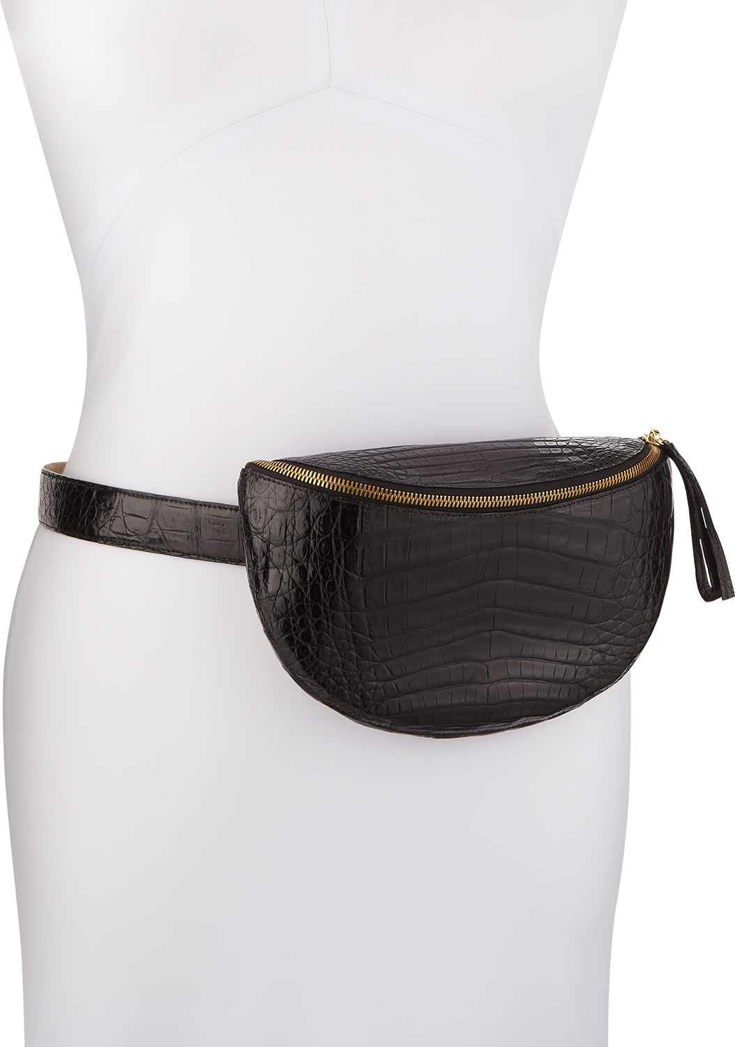 Nancy Gonzalez Crocodile Mini Zip Fanny Pack