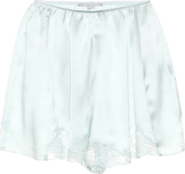 Stella McCartney Silk satin shorts