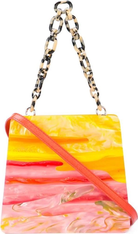 Edie Parker sunset structured Handbag