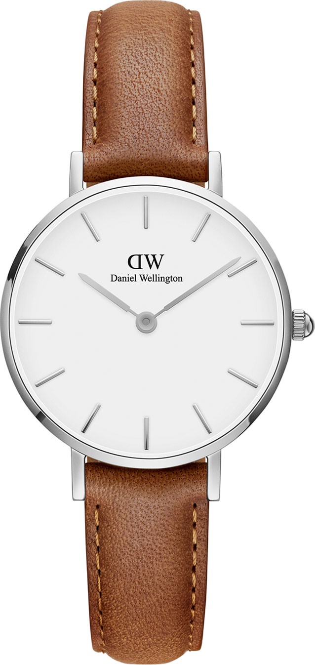 Daniel Wellington 28mm Classic Petite Durham Watch w/ Leather Strap