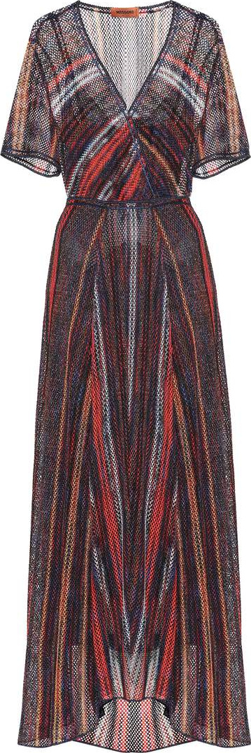Missoni Striped knit maxi dress