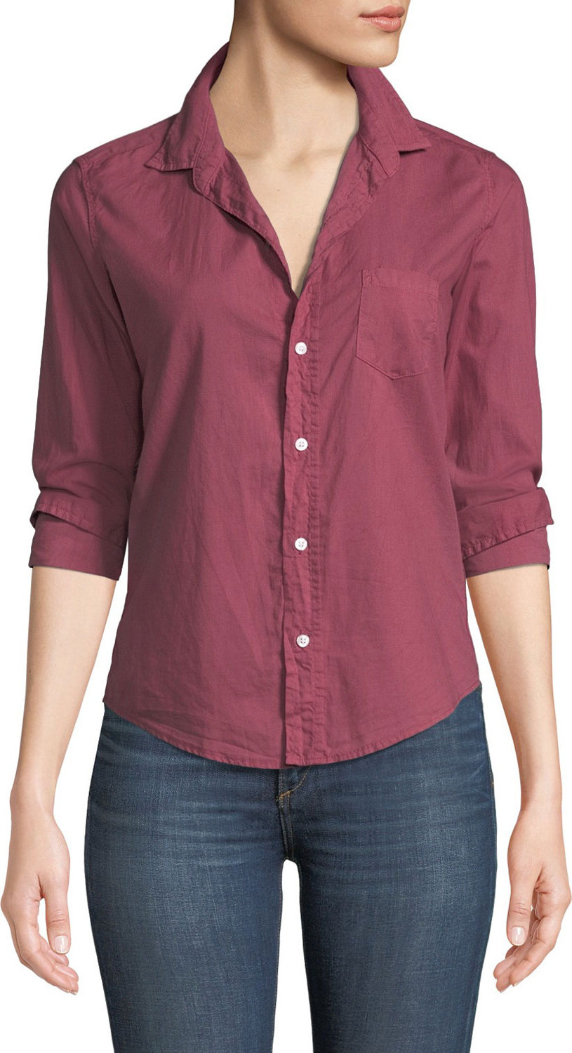 Frank & Eileen Barry Long-Sleeve Poplin Button-Front Shirt