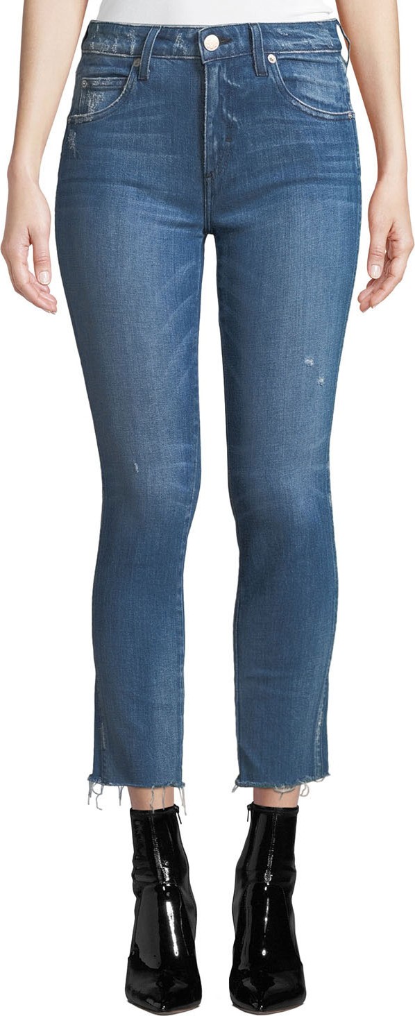 AMO Stix Mid-Rise Cropped Skinny Jeans