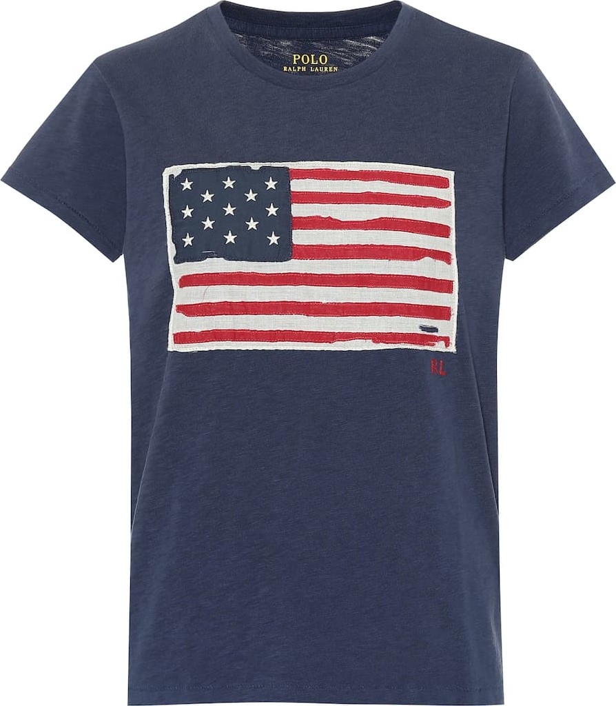 Polo Ralph Lauren Appliquéd cotton T-shirt