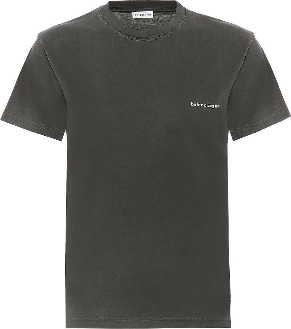 Balenciaga Logo cotton-jersey T-shirt