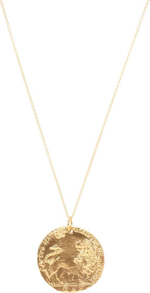 Alighieri Il Leone 24kt gold-plated necklace