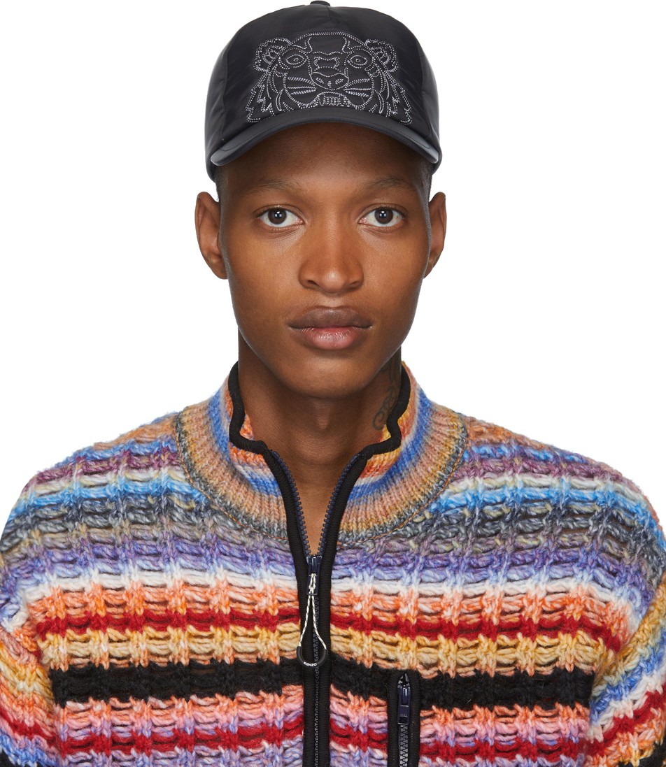 KENZO Black Kampus Tiger Cap