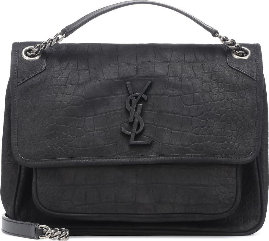 Saint Laurent Medium Niki suede shoulder bag