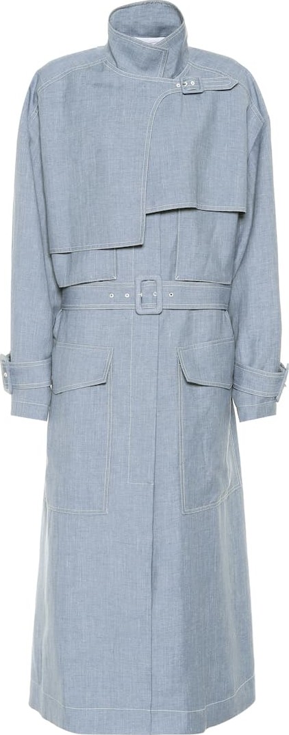 Joseph Warrick linen, wool and silk coat