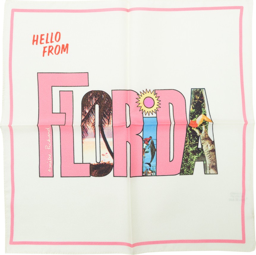 Amélie Pichard florida postcard scarf