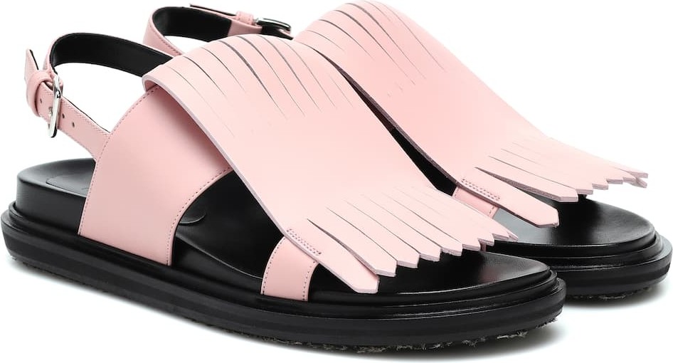 Marni Fringed leather sandals