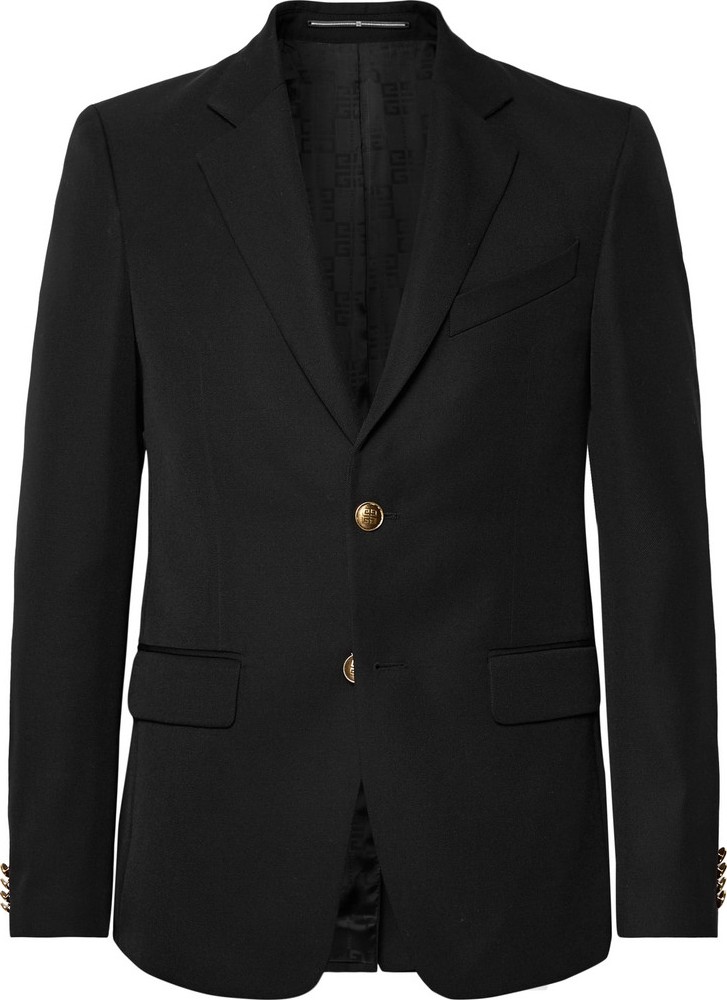 Givenchy Black Slim-Fit Twill Blazer