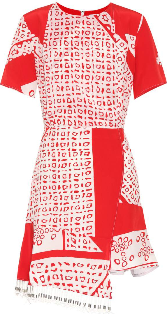 Altuzarra Tournelle printed silk dress