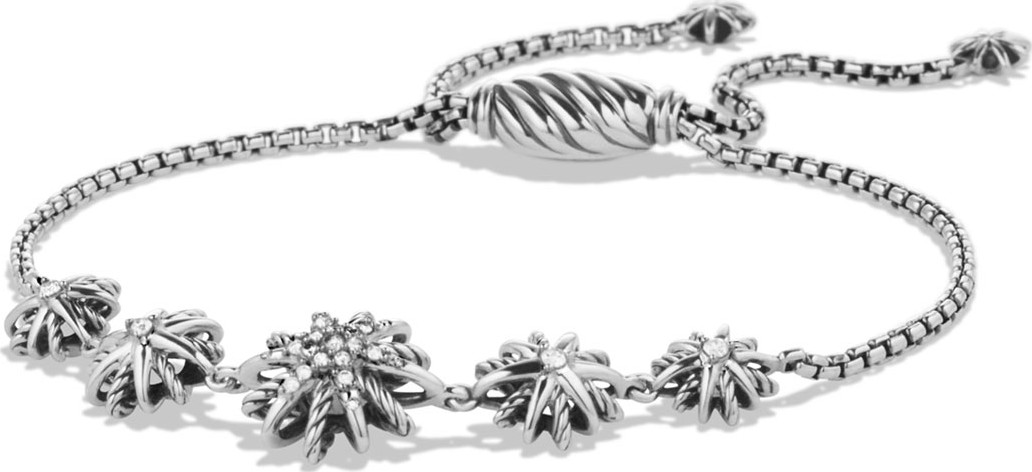 David Yurman Starburst Five-Station Bracelet with Diamonds