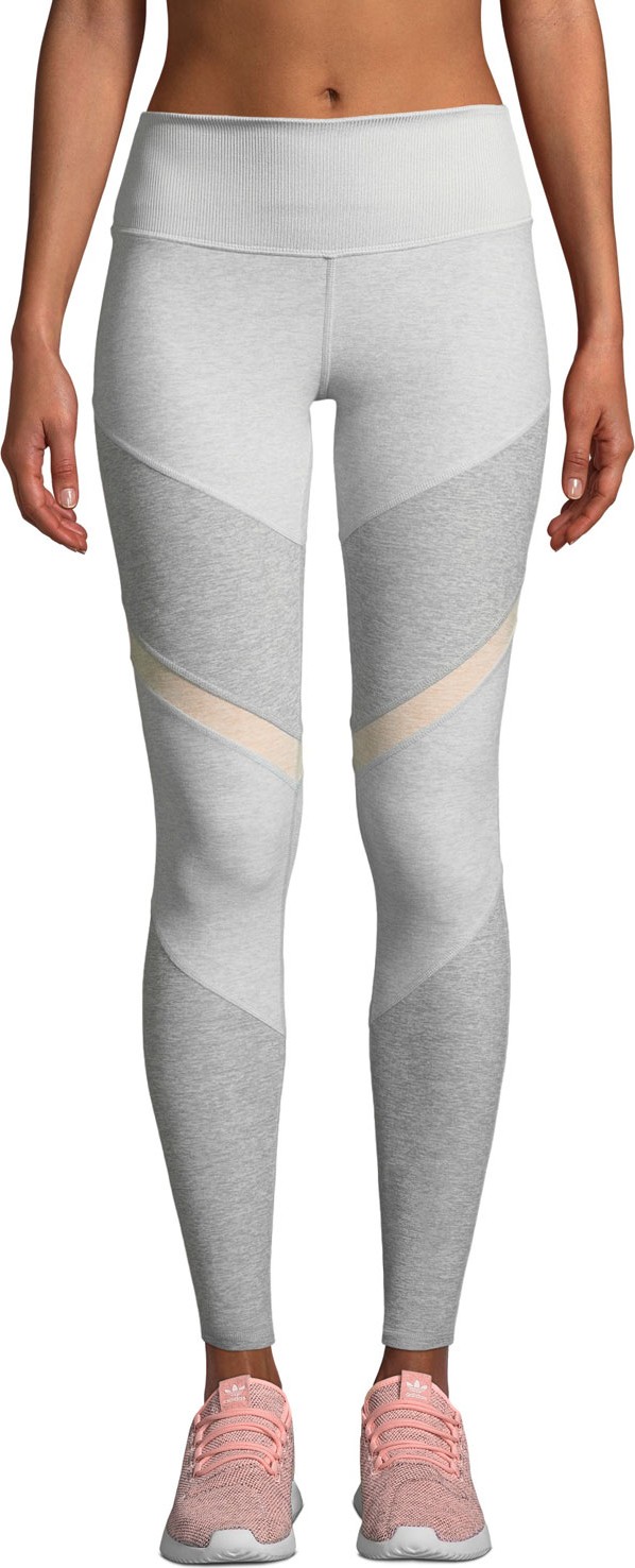Alo Yoga Sheila High-Waist Mesh Panel Leggings