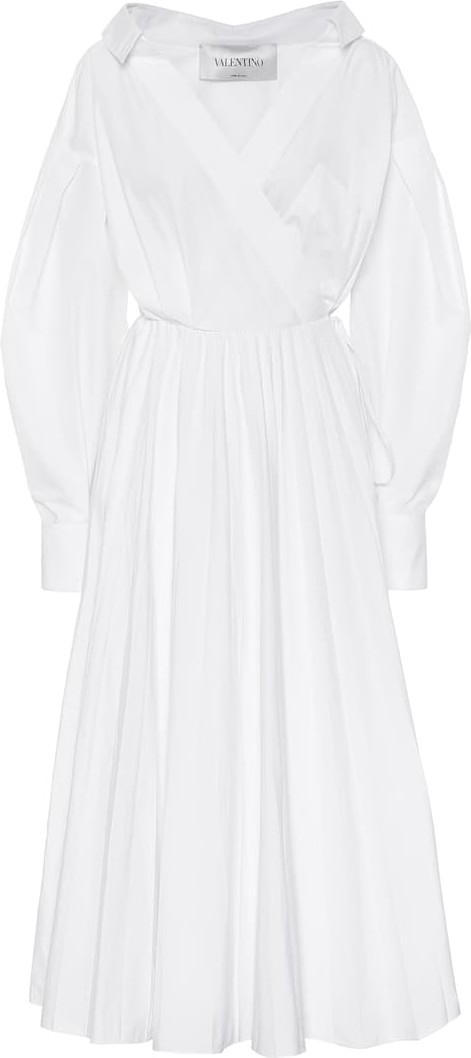Valentino Cotton-blend maxi dress