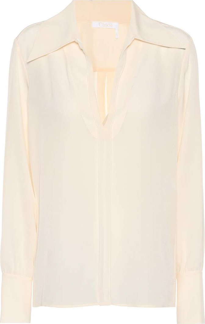 Chloe Silk crêpe di chine blouse