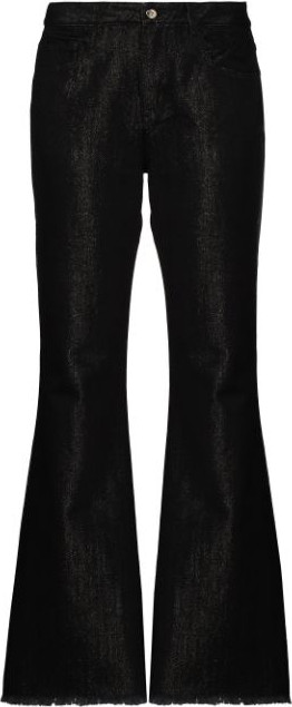 Marques'Almeida - Coated bootcut jeans