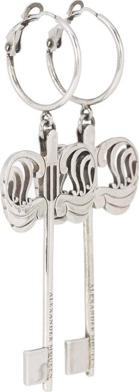 Alexander McQueen Key Charm earrings