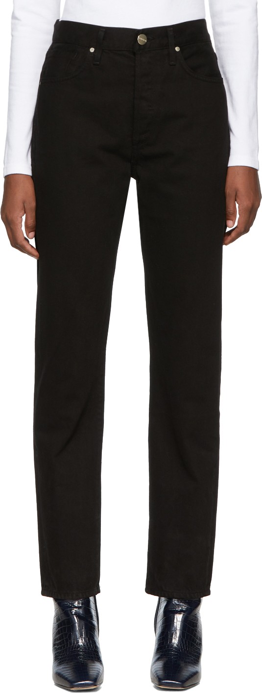 GOLDSIGN Black 'The Benefit High Rise' Jeans