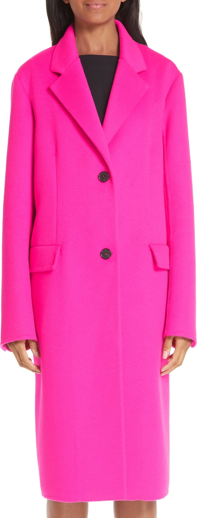 Calvin Klein 205W39NYC Wool, Angora & Cashmere Coat