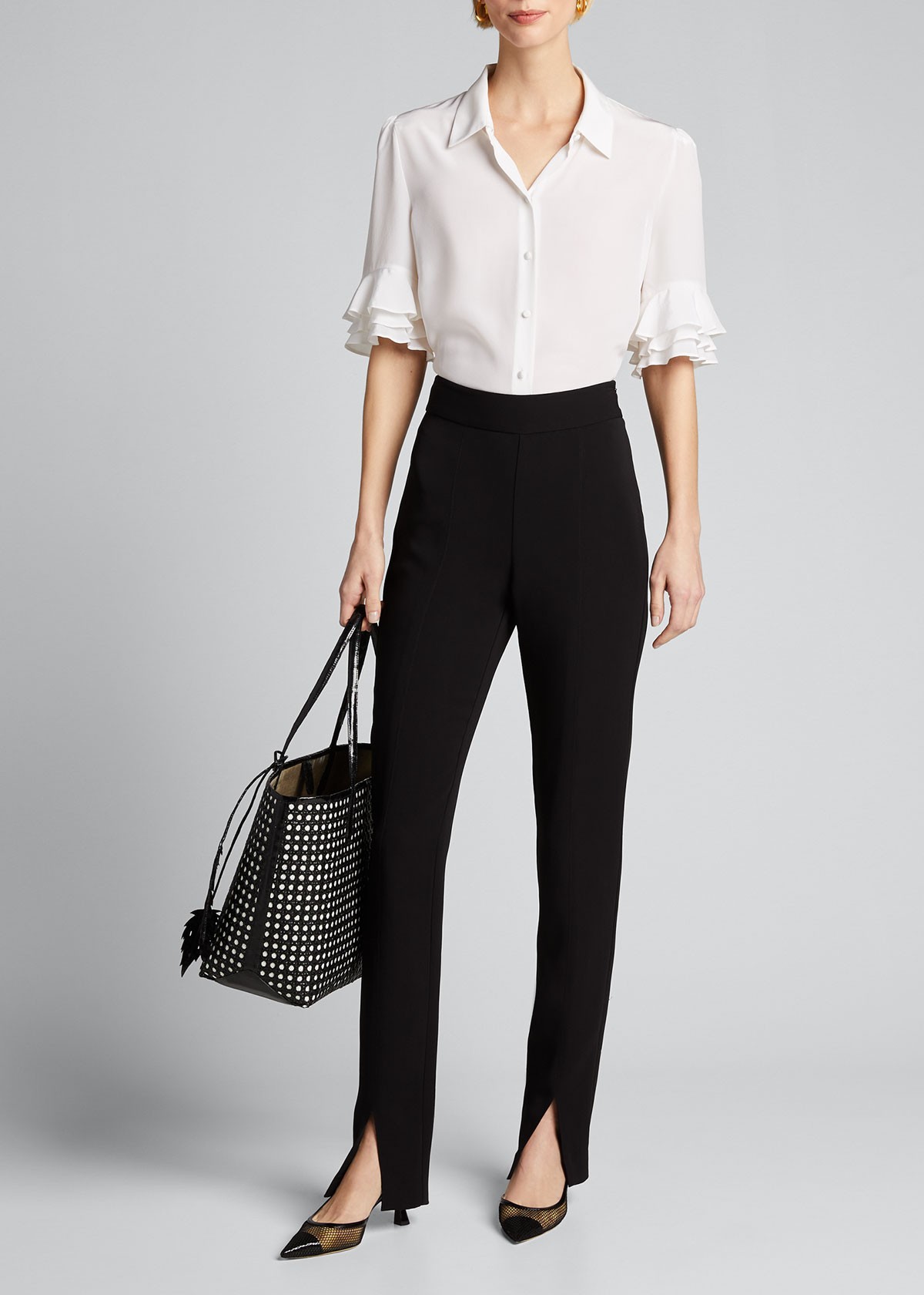 Veronica Beard Astor Crepe Pants
