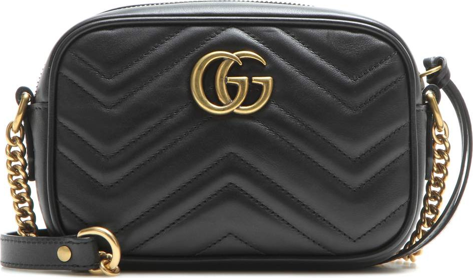 Gucci GG Marmont Mini matelassé leather crossbody bag