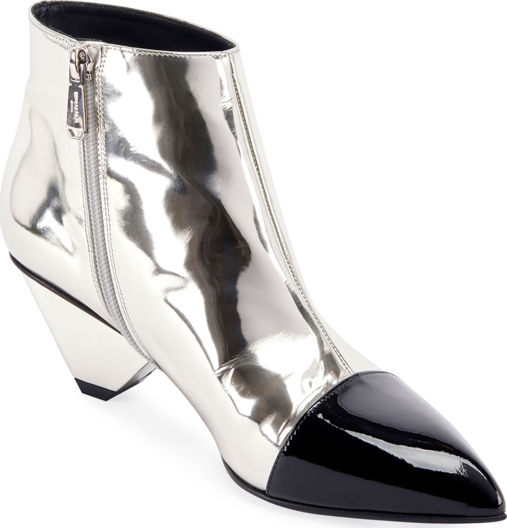 Balmain Lucky Metallic Zip Boots